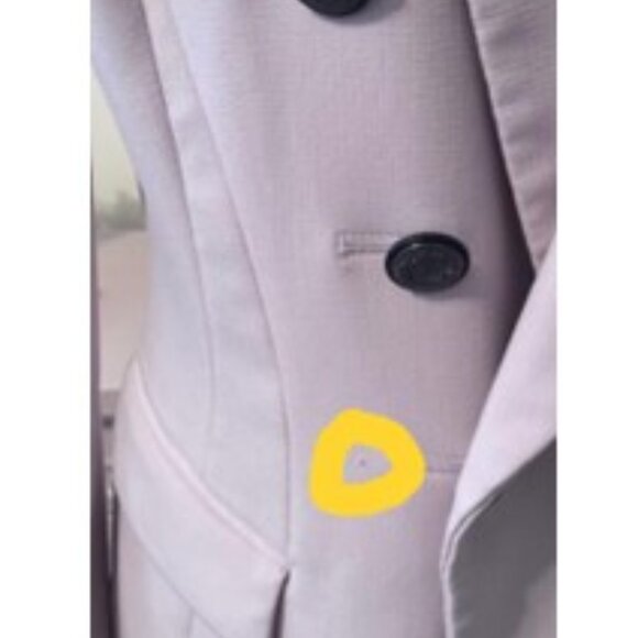 WHBM Lavender Double Breasted White House Black Market Blazer - Picture 5 of 5